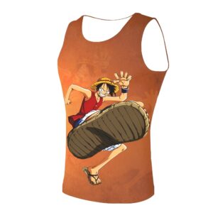 Débardeur One Piece Luffy Gomu Gatling impression 3D polyester