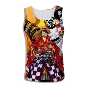 Débardeur Luffy arc Wano Kuni samouraï One Piece