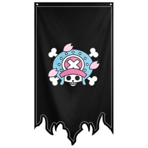 Drapeau Chopper Jolly Roger décoration murale One Piece