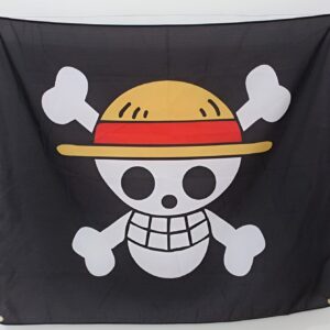 Drapeau Luffy Mugiwara motif One Piece