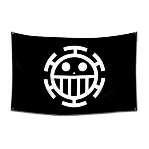Drapeau Trafalgar Law Heart Pirates symbole One Piece manga