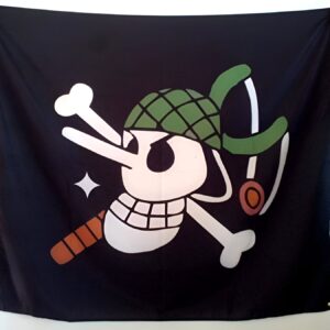 Drapeau Usopp Jolly Roger décoration murale One Piece