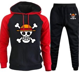 Ensemble sweat et pantalon avec drapeau Chapeaux de Paille Mugiwara