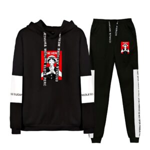 Survêtement Luffy Mugiwara en polyester, confortable et stylé