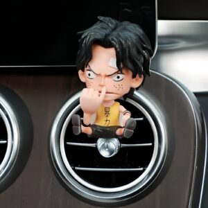 Figurine Portgas D Ace chibi commandant Whitebeard Pirates pour aération voiture