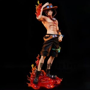 Figurine Ace flammes Mera Mera no Mi pose dynamique One Piece