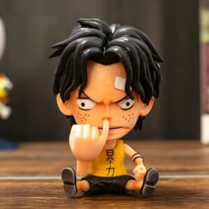 Figurine One Piece Portgas D Ace pose detaillee