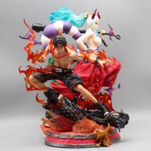 Figurine Ace et Yamato One Piece affrontement dynamique