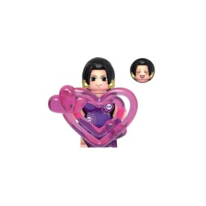 Figurine Boa Hancock impératrice pirate de One Piece en costume royal avec détails soignés et socle