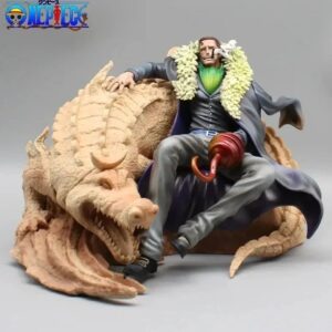 Figurine Capitaine Crocodile avec crochet, Seigneur des Sables en PVC