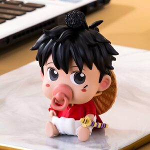 Figurine Chibi Luffy One Piece 7 cm PVC capitaine Mugiwara