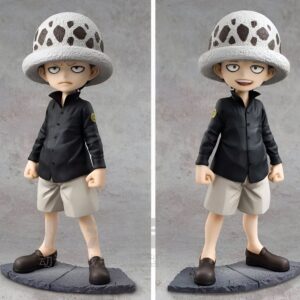 Duo figurines Corazon et Trafalgar Law enfant en PVC, One Piece