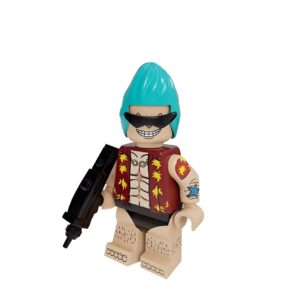 Figurine Lego Franky cyborg charpentier du Thousand Sunny One Piece