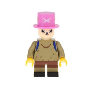 Mini-figurine Lego Tony Chopper médecin chapeau rose Pirates Mugiwara One Piece
