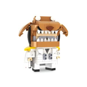 Figurine bloc Monkey D Garp Marine One Piece ABS compatible LEGO®