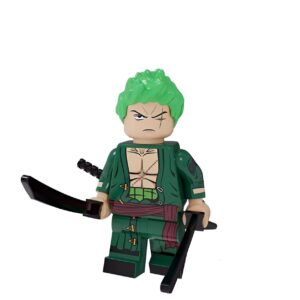 Figurine Lego Roronoa Zoro constructible avec accessoires