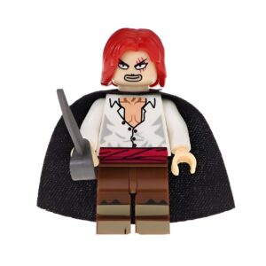 Mini-figurine Lego Shanks capitaine Red Hair Pirates One Piece