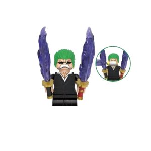 Mini-figurine Lego Zoro Nitoryu deux sabres style Mugiwara