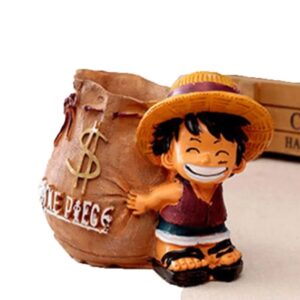 Figurine Monkey D Luffy avec besace décoration One Piece