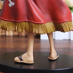 Figurine Luffy Capitaine 17cm pose dynamique expression déterminée détails peints