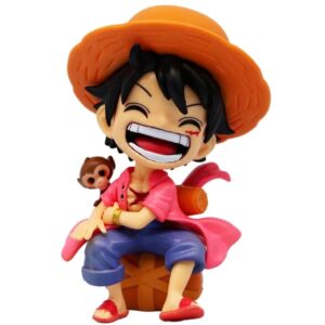 Figurine Monkey D. Luffy Chibi Rire style 13 cm