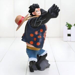 Figurine Monkey D. Luffy en Gear Fourth 14cm transformation épique