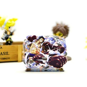 Figurine Luffy en Gear 4 PVC avec posture dynamique muscles gonflés et expression concentrée