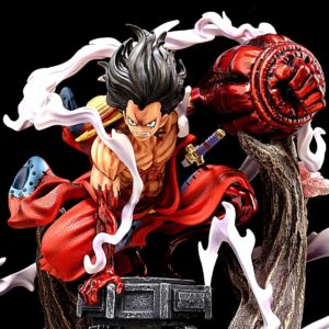 Figurine Luffy Gear 4 Wano Collection, 26 cm, avec kimono et pose dynamique