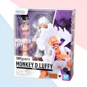 Figurine Luffy Gear 5 PVC cheveux clairs One Piece