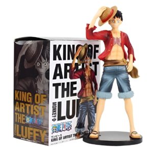 Figurine de collection Monkey D Luffy en résine synthétique robuste, 26 cm, collection King of Artist