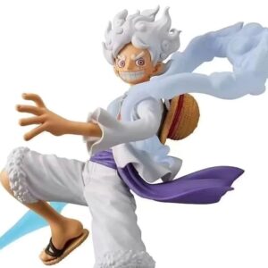 Figurine Luffy Gear 5 transformation épique Wano One Piece