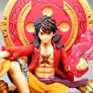 Figurine Luffy Roi Pirate assis trône - Monkey D. Luffy One Piece
