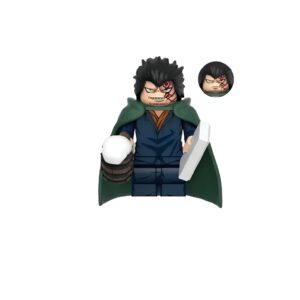 Figurine stylisée Monkey D. Dragon avec manteau distinctif, chef de l'Armée Travaillé dans One Piece