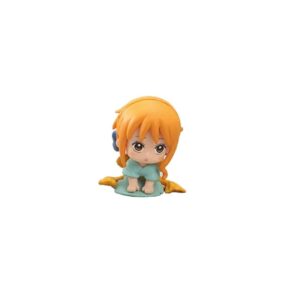 Figurine Nami kawaii avec cheveux orange, 5 cm en PVC peint détaillé