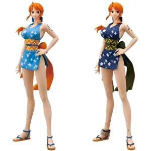Figurine Nami en robe élégante, 25cm PVC, collection One Piece