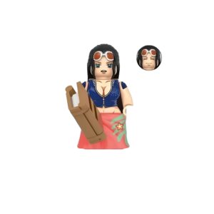 Figurine Nico Robin en pose calme et réfléchie, représentant l'archéologue de l'équipage Mugiwara