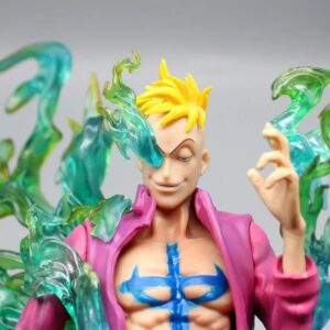Figurine Marco l'Immortel Phénix 33 cm avec flammes turquoise
