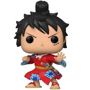 Figurine Funko Pop Luffy Taro N°921 en tenue Wano avec kimono traditionnel