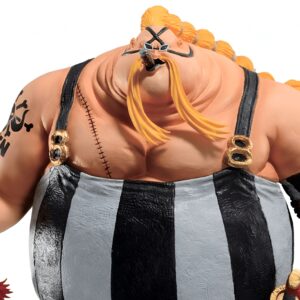 Figurine One Piece Queen 16 cm en pose dynamique de combat