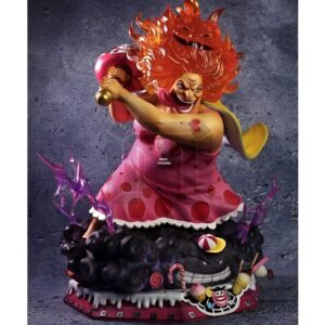 Figurine Big Mom Charlotte Linlin résine 40 cm, Impératrice des Mers, Yonko One Piece