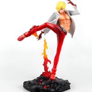 Figurine Sanji Jambe Noire 24cm dynamique cuisinier pirate