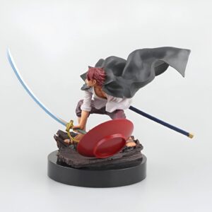 Figurine Shanks Le Roux 13cm, capitaine aux cheveux rouges One Piece