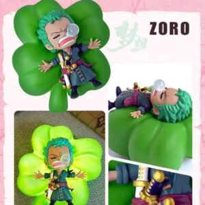 Figurine Zoro Roronoa dormeur en style manga, guerrier de l'équipage Mugiwara One Piece