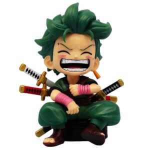 Figurine Roronoa Zoro kawaii riant collection One Piece 13cm