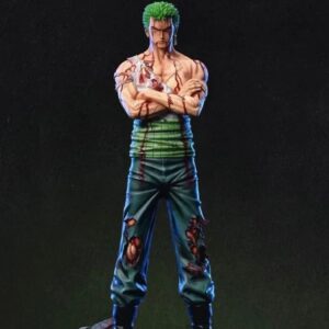 Figurine Zoro Roronoa 28cm résine combat trois sabres