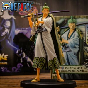 Figurine Roronoa Zoro tenue Wano 17 cm One Piece