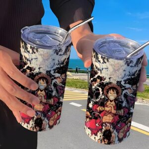 Gobelet isotherme Luffy en combat 420 ml capitaine Mugiwara One Piece