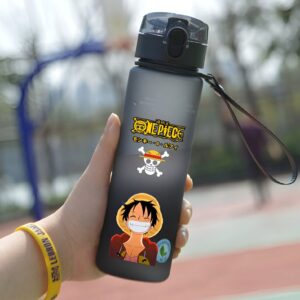 Gourde Monkey D Luffy One Piece en verre borosilicaté 550 ml