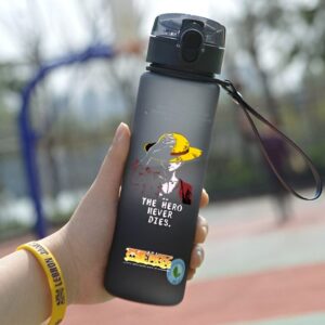 Gourde équipage Mugiwara verre borosilicaté 550ml One Piece