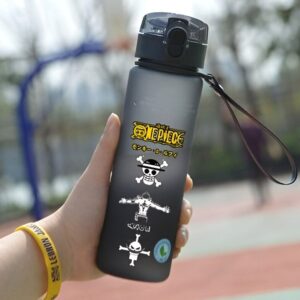 Gourde verre tête de mort 550ml motif One Piece